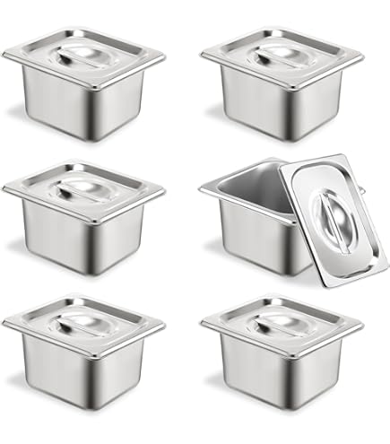 4 PACK Half Size Stainless Steel 4 Deep Steam Prep Table Pan Buffet Hotel 1/2