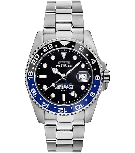 Amazon.co.jp: リラックス 王冠ロゴ GMT11 腕時計 GMT 黒/黒 24H回転