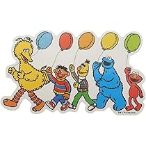 Amazon.co.jp: AM17 セサミストリート ステッカー/バート＆アーニー