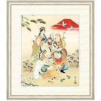 掛け軸3本 鵜飼雄平作 七福神図 、他 種類1：尺三 掛軸 【吉祥七福満願図】鵜飼雄平 開運の掛軸 H29D5