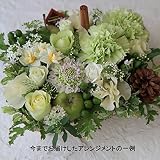 花　お供え　お悔み　フラワー　ペット　命日　アレンジメント　ギフト　白　ホワイト wa3
