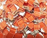 【工場直販】ガラスモザイクタイル◆◆◆カラフル8色・大容量2000ｇ[2000ピース以上] ◆◆◆DIY ハンドメイド クラフト オリジナル 手作り 10mm角(2000 g, レッド)