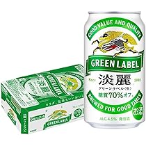 Amazon.co.jp: キリン 淡麗 グリーンラベル 糖質70%オフ 発泡酒 350ml