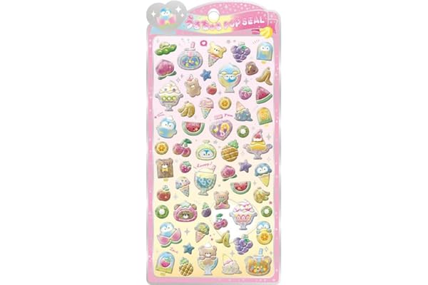 クラックス CRUX うるちゅる ポップシール フルーツ ぷっくり 立体 スマホデコ 推し活 130569