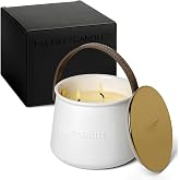 TALENT CANDLES アロマキャンドル グレイ ベチバー&シダーウッドの香り3本の芯 天然ソイワックス ホームフレグランス 450g ギフト プレゼント(Grey Vetiver & Cedarwood)