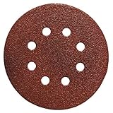 PORTER-CABLE 735800825 5-Inch 8-Hole Hook and Loop 80 Grit Sanding Discs (25-Pack) [並行輸入品]