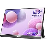ARZOPA モバイルモニター 15.6インチ ポータブルモニター モバイルディスプレイ スイッチ用モニター 自立型ゲームモニター 非光沢IPS液晶パネル 薄型 軽量 1920x1080FHD HDRモード/ブルーカット機能 USB Tpye-C/m