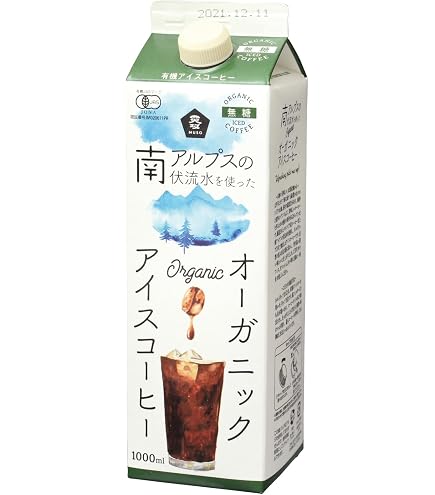 Amazon.co.jp: 山本珈琲 有機栽培珈琲 無糖 1000ml紙パック×6本入×(2