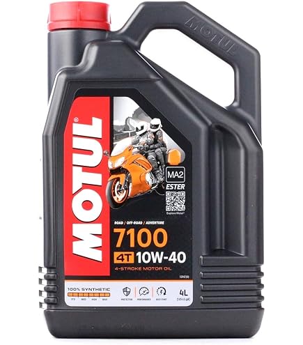 Amazon | Motul 7100 合成エステルモーターオイル - 10W40 - 4リットル