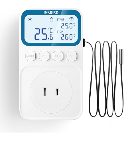 Amazon.co.jp: INKBIRD サーモスタット タイマー機能 加熱冷却両用