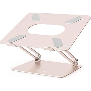 BoYata ノートパソコンスタンド タブレットスタンド PCスタンド ノートPCスタンド 高さ/角度調整可能 姿勢改善…