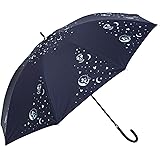 アテイン 傘 晴雨兼用 手開き傘 グラスファイバー骨使用 親骨47cm ミッキー 紺 6580