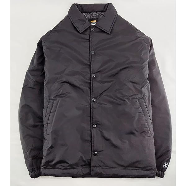 ブルコ　ボア　コーチジャケット　ネイビー NYLON COACH JACKET -BOA LINING- – BLUCO. INC
