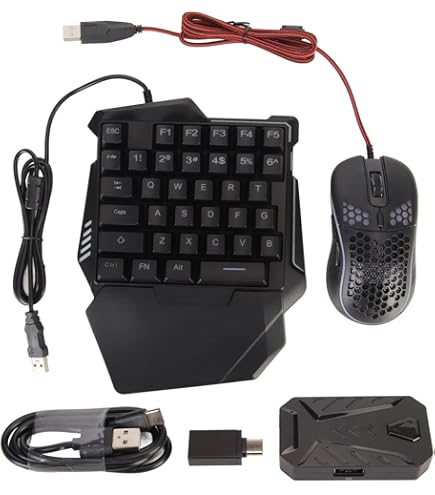 Amazon.co.jp: 片手キーボード マウス コンバーター セットこんばーた