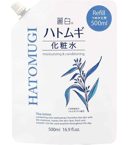 Amazon | 麗白 ハトムギ化粧水 詰替 500ml | 麗白 | スタンダード