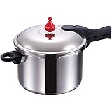 アサヒ軽金属 日本製 圧力鍋 5.5L ゼロ活力なべ L (1升炊き) [レシピ付き] IH対応 ガス対応