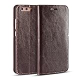 Golikef Huawei P10 ケース カバー バンパー 手帳型 高級 本革 レザー 色鮮やか レトロ な book case 型 柔らかいシリコンTPUラバーカバー スタンド機能 カード収納機