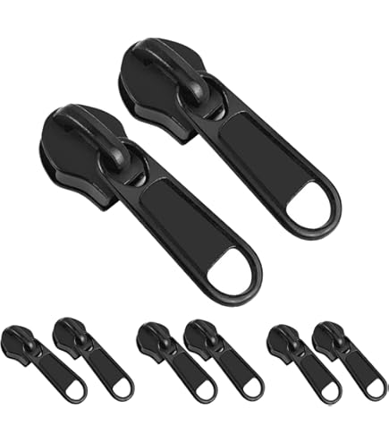 Amazon.co.jp: ファスナー 交換用 引き手 スライダー 8個セット 4  