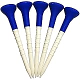 ゴルフティー 高さの測定可能 使いやすい 壊れにくい 量販 50個入りプラスチックゴルフティー 83mmロングティー 20mm広いヘッドソフトゴム Golf tees