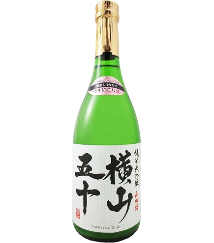 Amazon.co.jp: 横山五十 純米大吟醸 WHITE 720ml : 食品・飲料・お酒