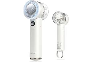 CICIBELLA ハンディファン シシベラ ハンディファン 2026【革新モデル・0.2秒瞬時冷感】冷却プレート 手持ち扇風機 強力 10420rpm高速モーター 100段階風量調整 超高速大風量 携帯扇風機 冷却版 Type-C充電 小型 軽量 液晶表示 カラビナ付き