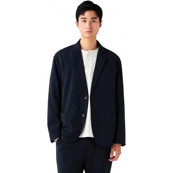 Amazon | [ビームス] ジャケット ワイドフィット テック ブレザー(撥水