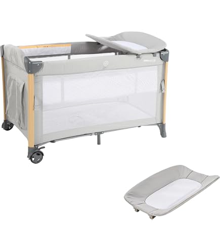 Amazon.co.jp: BTM ベビーサークル 折りたたみ ライトグレー 小型