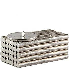 D4mmX2mm-200ピース 磁石、ネオジム磁石冷蔵庫用磁石、冷蔵庫、オフィス、科学および技術の小さなディスク磁石に最…