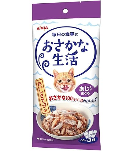 アイシア　おさかな生活　バラエティ9種×60g×3P入×各4の合計36個 アイシア おさかな生活 バラエティ9種×60g×3P入×各4の合計36個