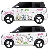 ちいかわ 車用ステッカー 防水 耐候性 アニメキャラクター 痛車デコレーション 車両用シール プレゼント対応 (8) [並行輸入品]