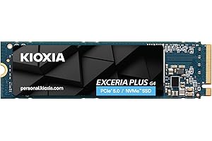 キオクシア KIOXIA 内蔵 SSD 1TB NVMe M.2 Type 2280 PCIe Gen 5.0×4(最大読込: 10,000MB/s) 国産BiCS FLASH TLC搭載 国内正規代理店5年保証 EXCERIA PLUS G4 SS