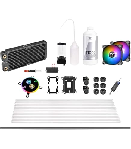 Amazon | Thermaltake Pacific CL360 Max 水冷キット CL-W259-CU00SW-A