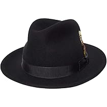美品 USA製 ニューヨークハット フェドラ ハット 黒 Amazon | NEW YORK HAT ニューヨークハット 5319 The Fedora ザ
