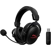HyperX Cloud Core - Wireless Gaming Headset for PC, DTS Headphone:X Spatial Audio, Memory Foam Fear Pads, Durable Aluminum Fr
