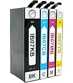 Amazon.co.jp: IB07CL4B＋IB07KB 4色5本セット (KB*2/CB/MB/YB