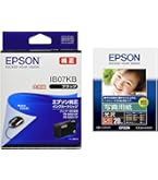 Amazon.co.jp: エプソン 純正 インクカートリッジ IB07KB ブラック 大