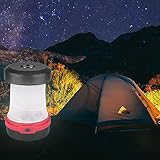 Cheng-store 3W 高輝度LEDランタン　開閉式屋外キャンプライト　ソーラーライト　懐中電灯　電池不要　USB充電　アウトドアや災害時の備えに 赤