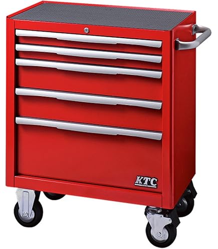 Amazon | 京都機械工具(KTC) ローラーキャビネット 7段7引出し レッド 