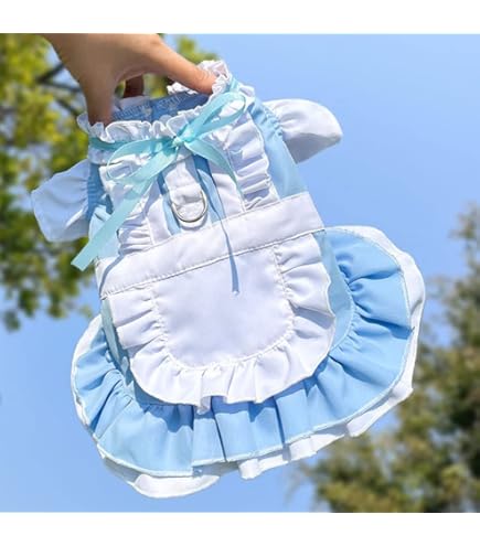 Amazon | ZYYRSS 犬服 メイドドレス ロリータメイド服 仮装