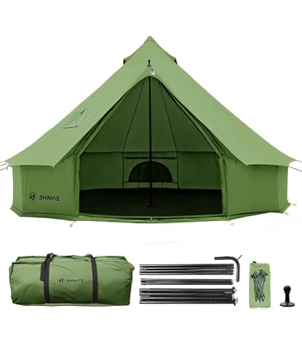 Amazon.co.jp: Kanggogo ベルテント 4m TC素材 ポリコットン ワン