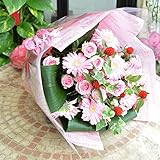 [エルフルール]店長おまかせボリューム花束 フラワーギフト 誕生日 クリスマス 記念日 結婚祝い 退職祝い プレゼント 母の日 花 ギフト (ピンク)
