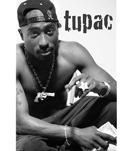 Rare Tupac Shakur Hand Signed Poster For Sale In Waukegan, IL