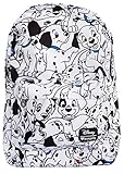 Loungefly Disney 101 Dalmatians All Over Print School Backpack [並行輸入品]