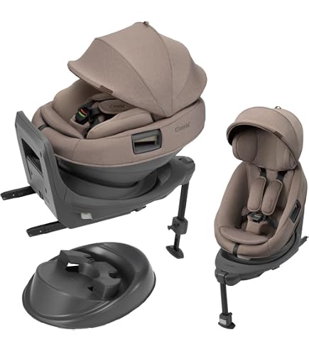 Amazon | Combi コンビ ISOFIX 回転式チャイルドシート ホワイト