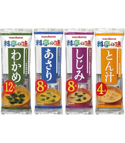 Amazon | マルコメ 料亭の味生みそ汁わかめ 12食入 | マルコメ
