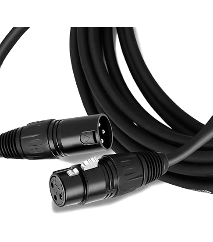 GEEKRIA Adaptateur XLR Femelle Vers Jack 6,35mm TRS Mâle Pour Microphones - Lot De 2, Compatible Shure SM58 SM57