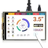 ELECROW 3.5インチ モバイルモニター Raspberry Pi用 3.5インチ モニター タッチパネルモニター TFT LCD ディスプレイ ポータブルモニター 480*320 小型液晶モニター １年付き