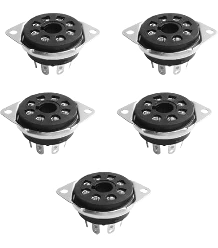 Amazon | 8Pin 真空管ソケットオクタル KT66 KT88 6SL7 6SN7 6V6 5AR4