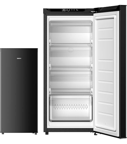 Amazon.co.jp: SAMKYO 冷凍庫 70L スリム 幅35.6cm 自動霜取り ファン
