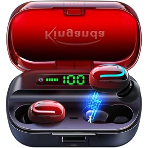 ワイヤレスイヤホン bluetooth 5.0 瞬間接続 カナル型 自動電源オン/オフ 3500mAh大容量充電ケース付…